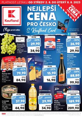 aktuální leták Kaufland 2.8.2023-8.8.2023