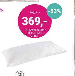 Krční polštář TRITON ALOE VERA