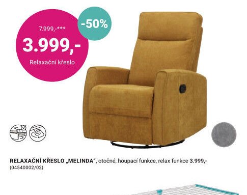 Relaxační křeslo MELINDA