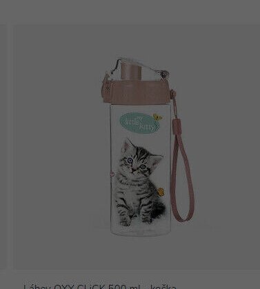 Láhev OXY CLICK 500 ml - kočka