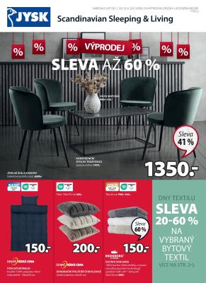 aktuální leták Jysk 2.8.2023-29.8.2023