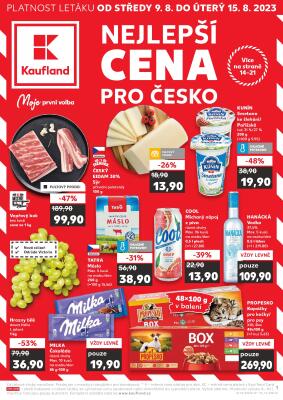 aktuální leták Kaufland 9.8.2023-15.8.2023