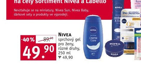 NIVEA sprchový gel pro ženy
