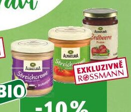 Alnatura zeleninové a ovocné pomazánky