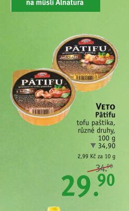 VETO Pâtifu tofu paštika