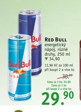 RED BULL energetický nápoj