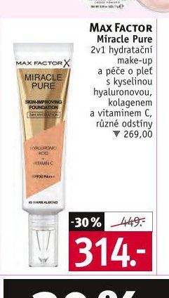 Max Factor Miracle Pure make-up