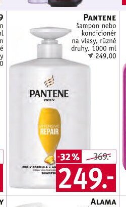 PANTENE šampon nebo kondicionér na vlasy, různé druhy