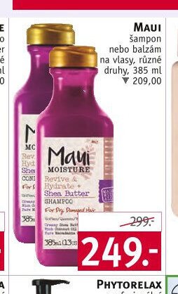 MAUI šampon nebo balzám na vlasy, různé druhy