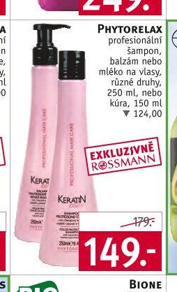 PHYTORELAX profesionální šampon, balzám nebo mléko na vlasy
