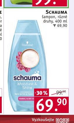 SCHAUMA šampon, různé druhy