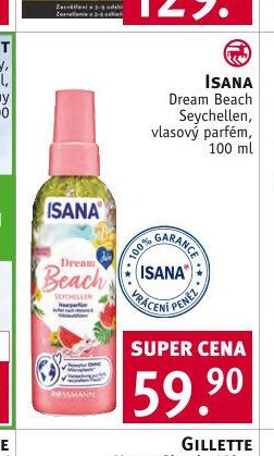 ISANA Dream Beach Seychellen, vlasový parfém, 100 ml