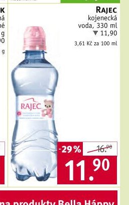 RAJEC kojenecká voda