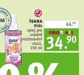 Isana Kids sprej pro rozčesávání vlasů, 150 ml