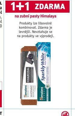 HIMALAYA zubní pasty 1+1 zdarma