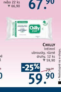 CHILLY intimní ubrousky