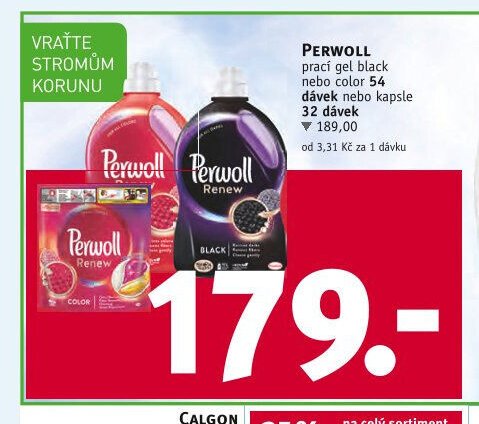 Perwoll prací gel black nebo color 32 dávek