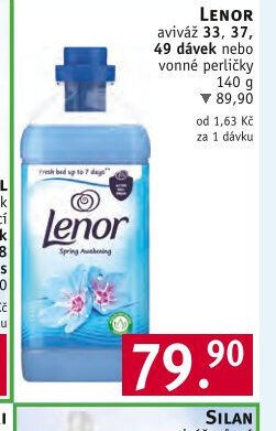 Lenor aviváž 33, 37, 49 dávek nebo vonné perličky 140 g