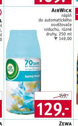 Airwick náplň do automatického osvěžovače vzduchu, různé druhy, 250 ml