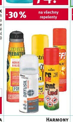Predator, Diffusil, Alpa repelent
