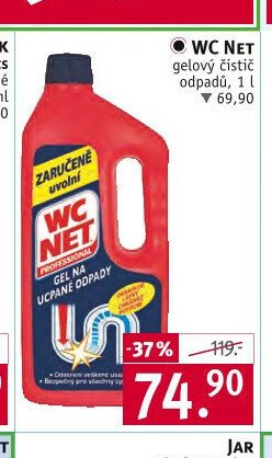 WC Net gelový čistič odpadů