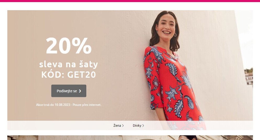 Šaty s potiskem