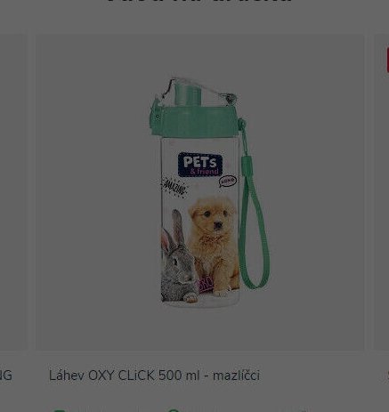 Láhev OXY CLICK 500 ml - mazlíčci