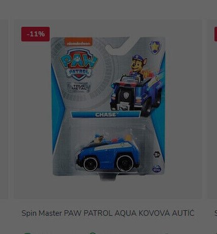 Spin Master PAW PATROL AQUA KOVOVÁ AUTIČKA CHASE