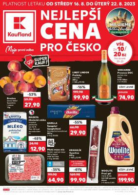 aktuální leták Kaufland 16.8.2023-22.8.2023