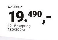 12 | Boxspring 180/200 cm