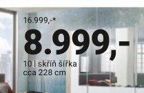 skříň šířka cca 228 cm