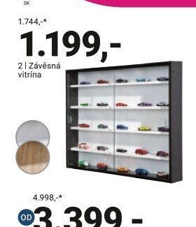 Závěsná vitrína
