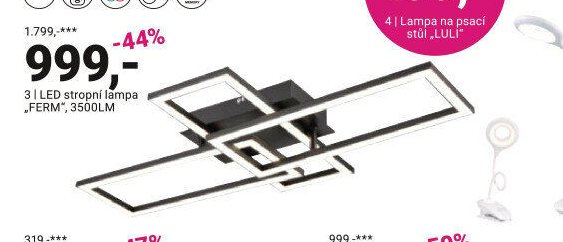 3 | LED stropní lampa „FERM“