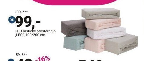 Elastické prostěradlo LEO