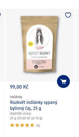 indiánky Rozkvět indiánky sypaný bylinný čaj, 25 g - dm drogerie aktualniletaky.eu