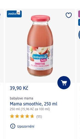 babylove mama smoothie, 250 ml - dm drogerie aktualniletaky.eu