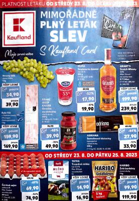 aktuální leták Kaufland 23.8.2023-29.8.2023