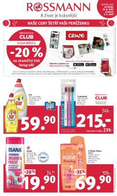 aktuální leták ROSSMANN drogerie 23.8.2023-5.9.2023