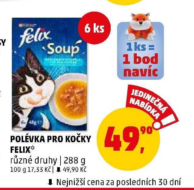 Polévka pro kočky Felix - Penny Market aktualniletaky.eu