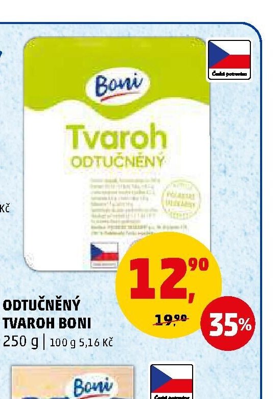 Odtučněný tvaroh Boni - Penny Market aktualniletaky.eu