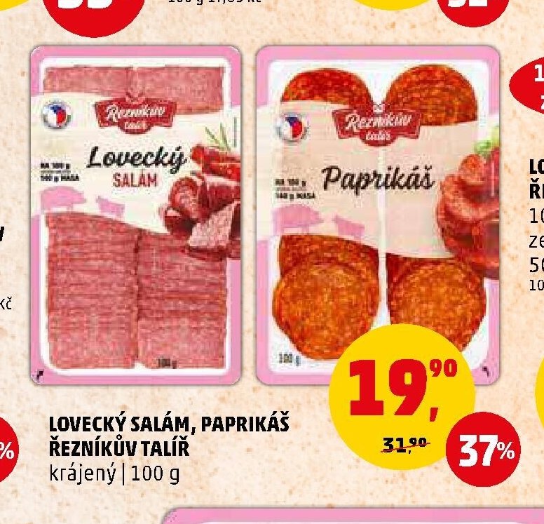 LOVECKÝ SALÁM, PAPRIKÁŠ ŘEZNÍKŮV TALÍŘ - Penny Market aktualniletaky.eu