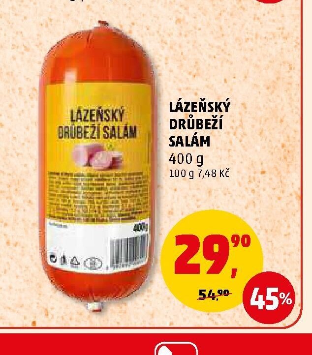 LÁZEŇSKÝ DRŮBEŽÍ SALÁM - Penny Market aktualniletaky.eu