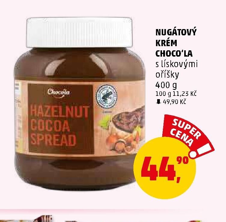 Nugátový krém Choco'la - Penny Market aktualniletaky.eu