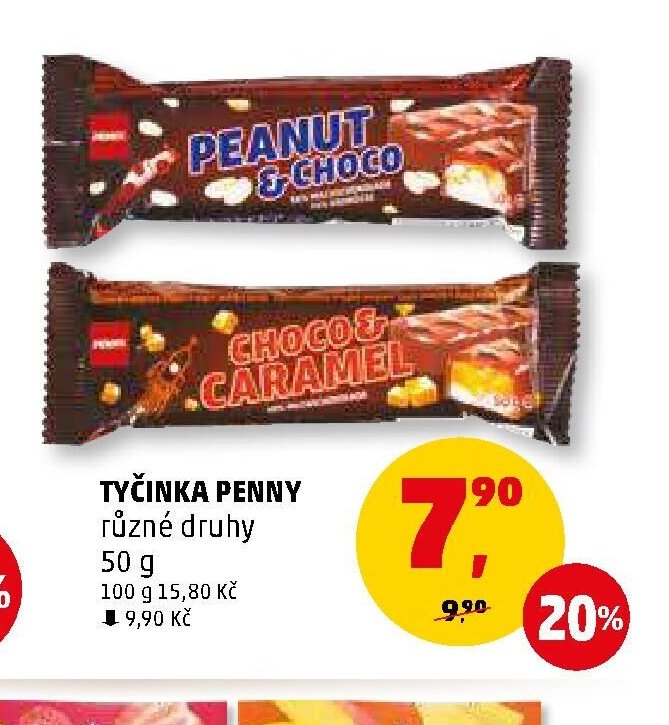 Tyčinka Penny různé druhy - Penny Market aktualniletaky.eu