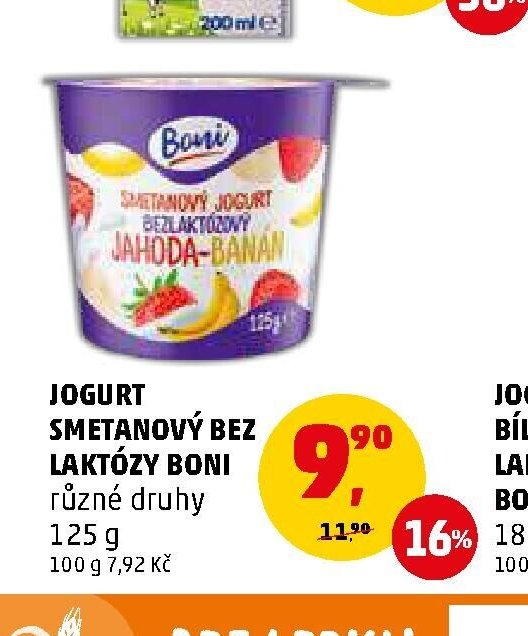 JOGURT SMETANOVÝ BEZ LAKTÓZY BONI - Penny Market aktualniletaky.eu