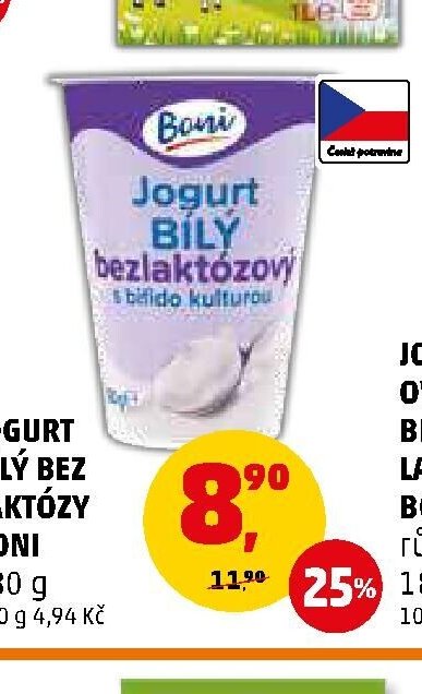 JOGURT BÍLÝ BEZ LAKTÓZY BONI - Penny Market aktualniletaky.eu