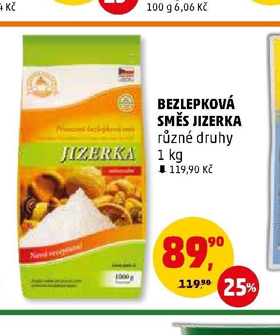 BEZLEPKOVÁ SMĚS JIZERKA - Penny Market aktualniletaky.eu