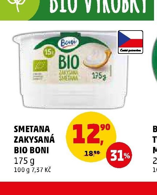 SMETANA ZAKYSANÁ BIO BONI - Penny Market aktualniletaky.eu