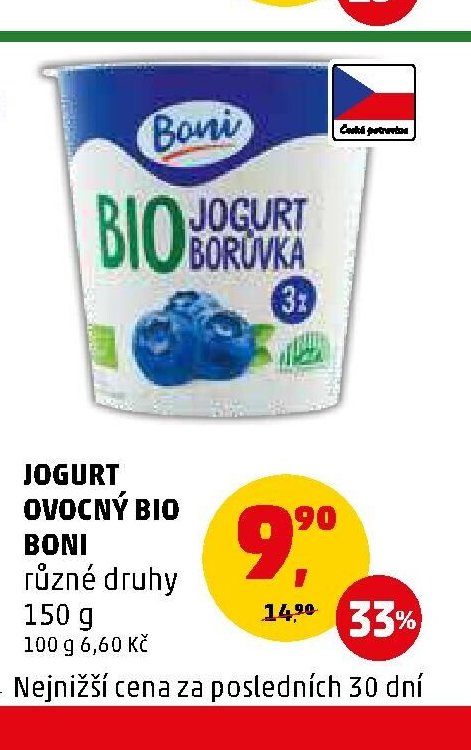 JOGURT OVOCNÝ BIO BONI - Penny Market aktualniletaky.eu