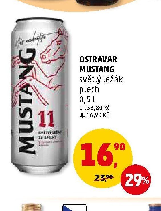 OSTRAVAR MUSTANG světlý ležák plech - Penny Market aktualniletaky.eu